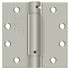 Deltana DSH45U15 4-1/2" x 4-1/2" Spring Hinge; Satin Nickel Finish Sparrow Supply