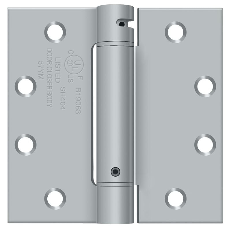Deltana DSH45U Spring Hinges - Satin Chrome Sparrow Supply