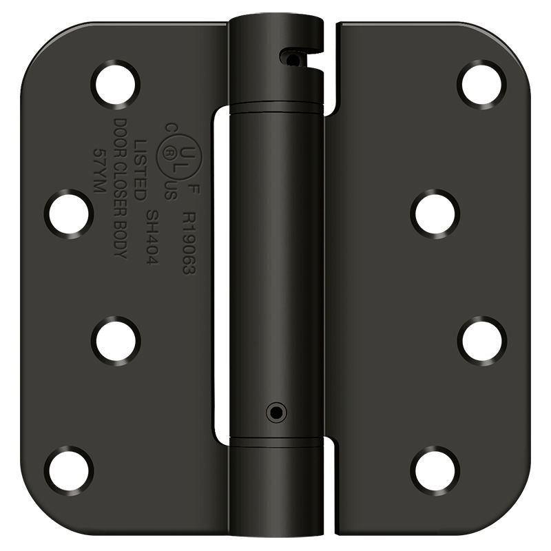 Deltana DSH4R510 Spring Hinges - Oil Rubbed Bronze Sparrow Supply