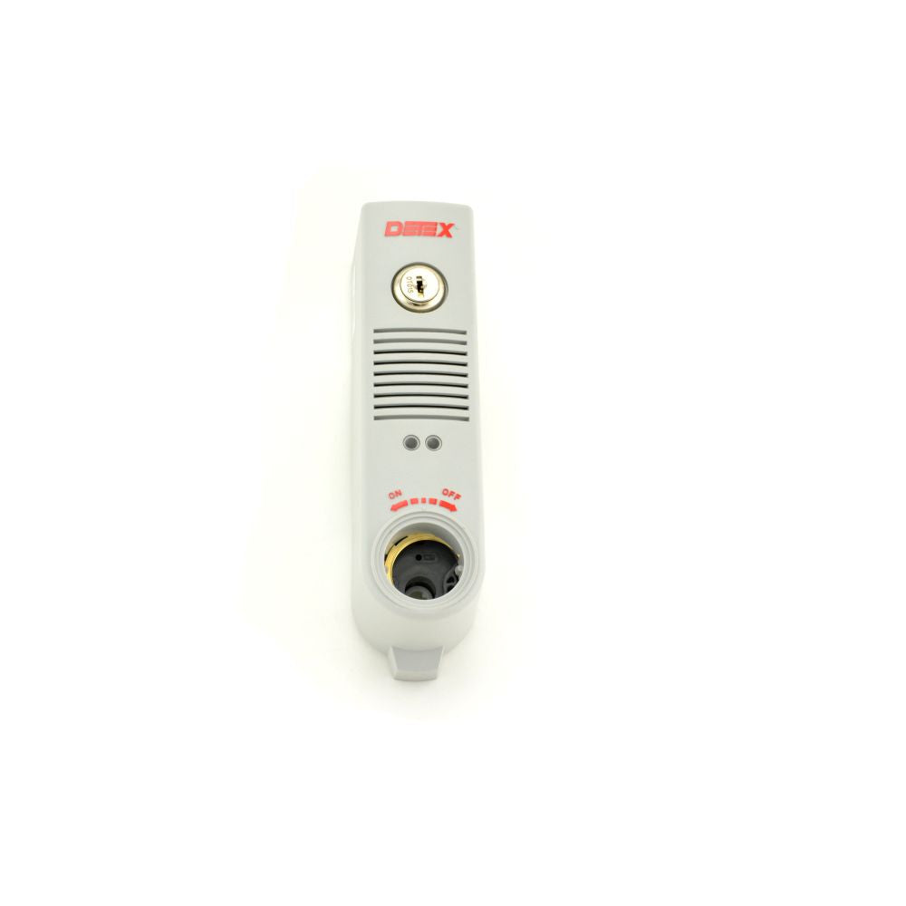 Detex EAX500 Surface Mount Battery Alarm Gray Finish Sparrow Supply