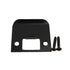 Don-Jo EL175622 2-1/4" Full Lip Strike with 1-3/4" Extended Lip Black Finish Sparrow Supply