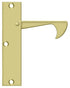 Deltana EPT425U3 Edge Pulls-Thin; 4-1/4"; Bright Brass Finish Sparrow Supply