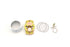 Alarm Lock ETSIC26D Schlage Interchangeable Rim Cylinder Adapter Kit Satin Chrome Finish Sparrow Supply