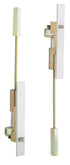 Ives Commercial FB31P12MD32D Pair of 12" Automatic Flush Bolts for Metal Doors Satin Stainless Steel Finish Sparrow Supply