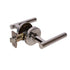 Pamex FLT203C Mira Lever with Round Rose Passage Lockset Grade 3 Bright Chrome Finish Sparrow Supply