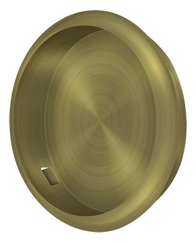 Deltana FP221 Flush Pulls - Antique Brass Sparrow Supply