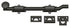 Deltana FPG1010B 10" Surface Bolt with Offset; Heavy Duty; Oil Rubbed Bronze Finish Sparrow Supply