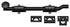 Deltana FPG1019 10" Surface Bolt with Offset; Heavy Duty; Black Finish Sparrow Supply