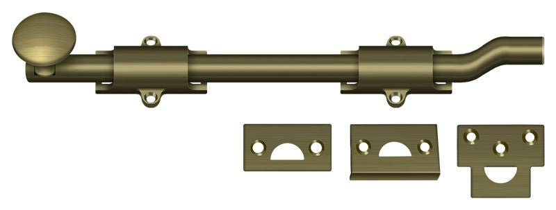 Deltana FPG105 Surface Bolts - Antique Brass Sparrow Supply