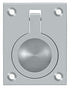 Deltana FRP25U26D Flush Ring Pull; 2-1/2" x 1 7/8"; Satin Chrome Finish Sparrow Supply