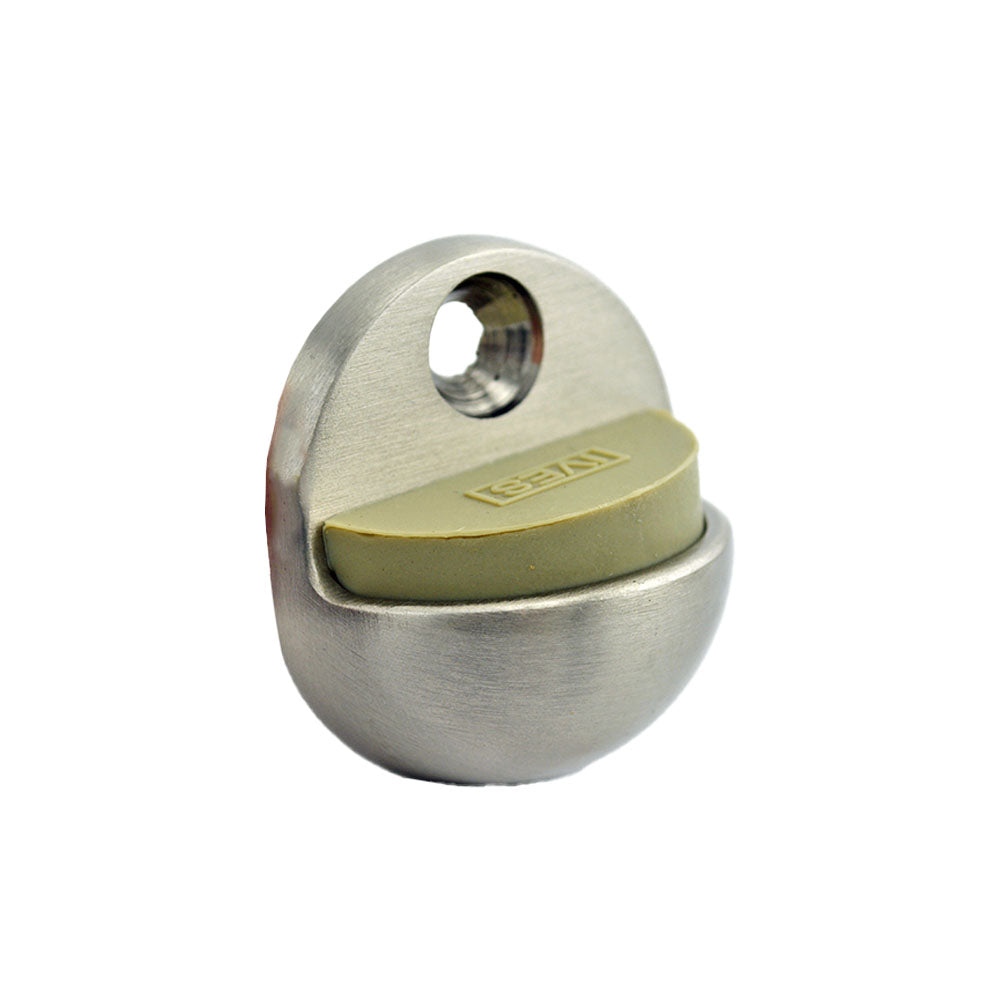 Ives Commercial FS43615 Solid Brass 1" Floor Dome Stop Satin Nickel Finish Sparrow Supply