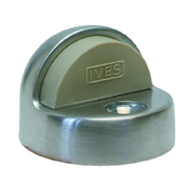 Ives Commercial FS43828 Aluminum 1-3/8" Floor Dome Stop Aluminum Finish Sparrow Supply