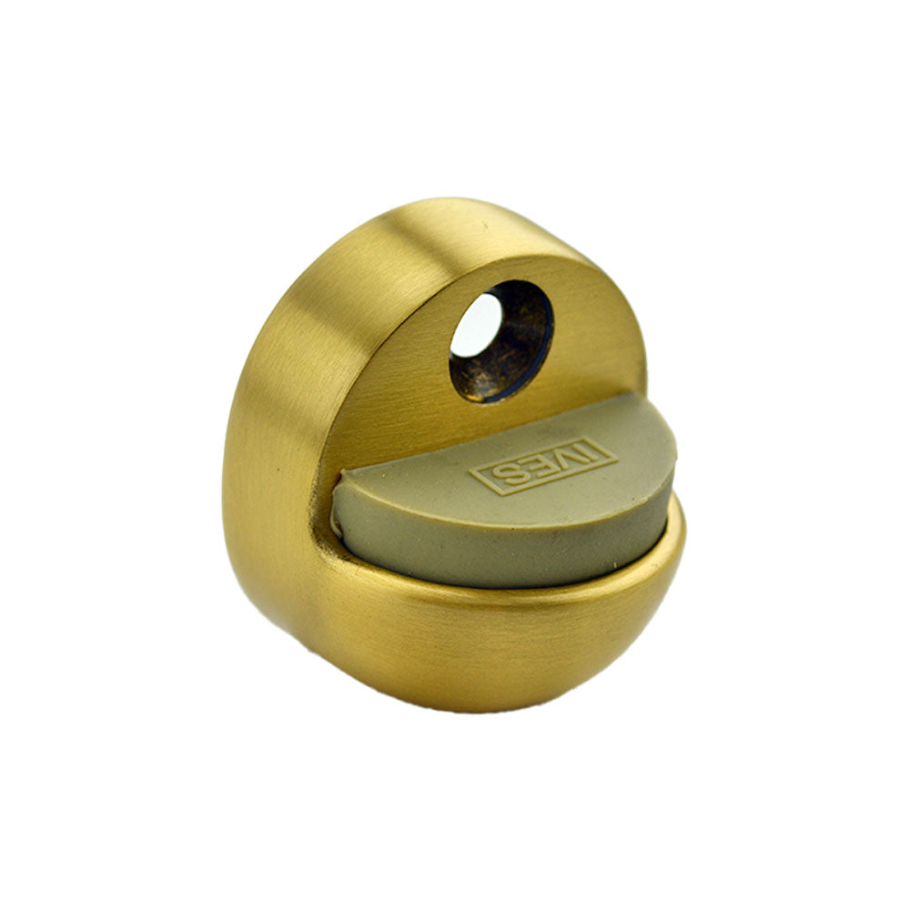 Ives Commercial FS4384 Solid Brass 1-3/8" Floor Dome Stop Satin Brass Finish Sparrow Supply