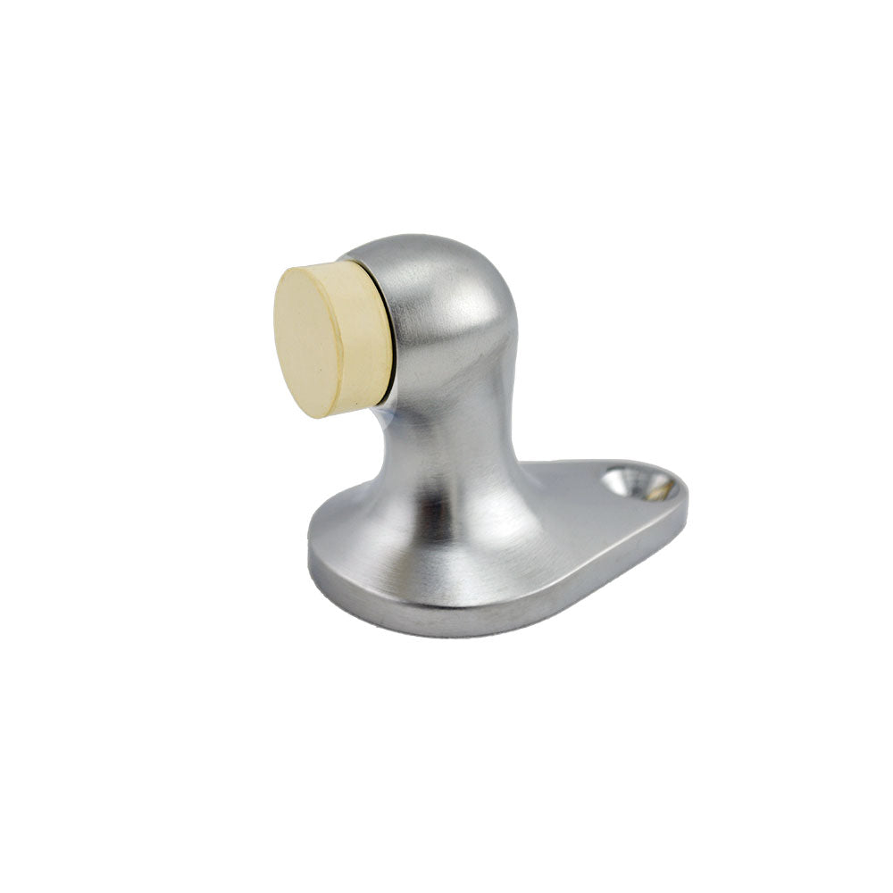 Ives Commercial FS44126D Solid Brass Gooseneck Floor Door Stop Satin Chrome Finish Sparrow Supply