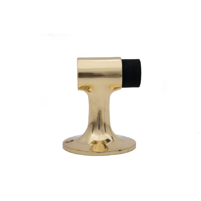 Ives Commercial FS4443 Solid Brass Floor Stop with Masonry Mounting Bright Brass Finish Sparrow Supply