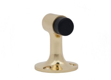 Ives Commercial FS4483 Heavy Duty Floor Stop with Wood Mounting Bright Brass Finish Sparrow Supply