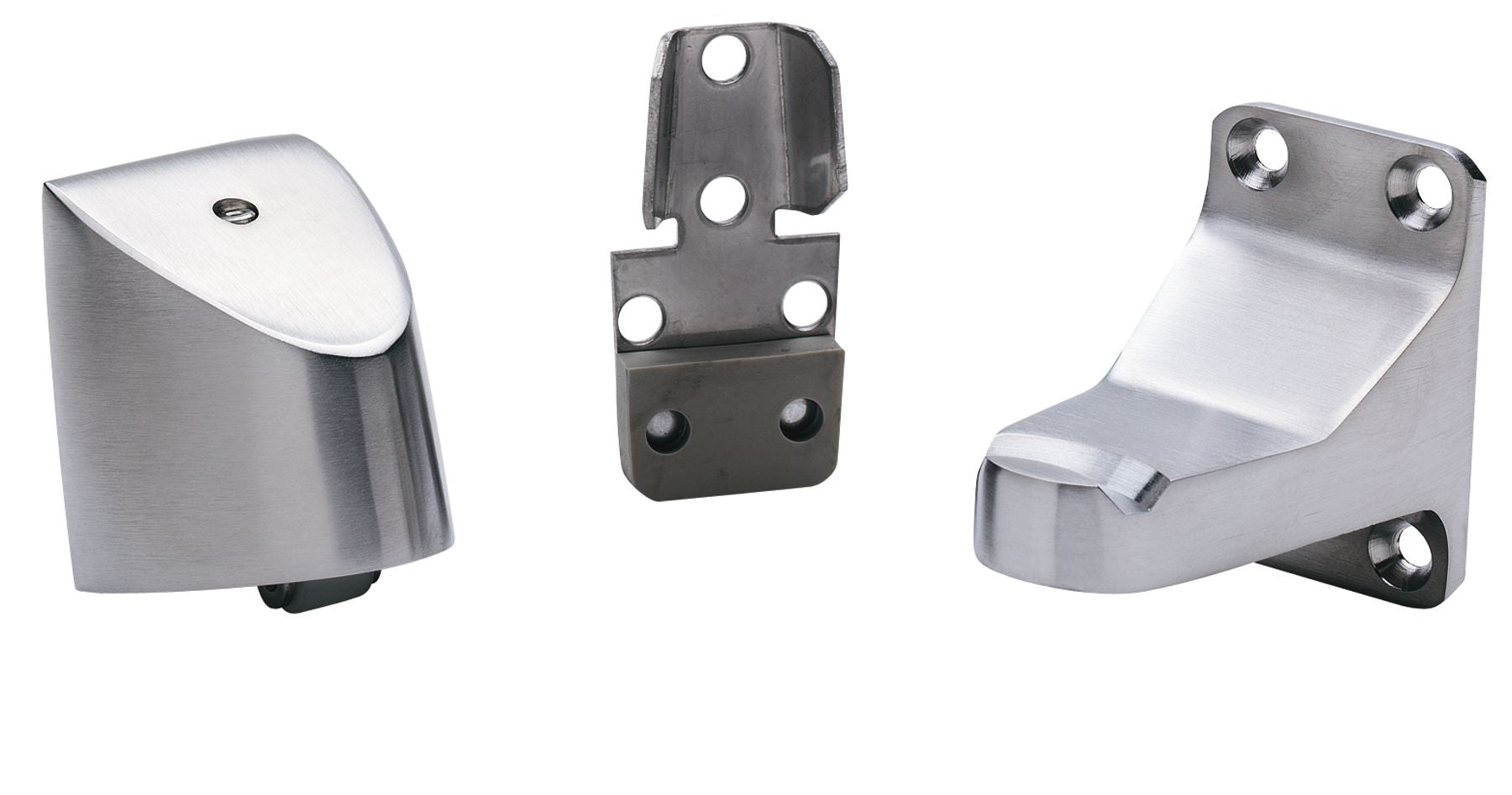 Ives Commercial FS49526D Automatic Door Stop and Holder with 3/8" Clearance Satin Chrome Finish Sparrow Supply