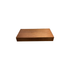 Pride Industrial FSWALNUT12 12" x 10" Floating Walnut Shelf with Two Brackets and Fasteners Sparrow Supply