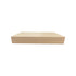 Pride Industrial FSWTOAK24 24" x 10" Floating White Oak Shelf with Two Brackets and Fasteners