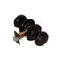 Pamex FTF910 Baron Knob with Round Rose Privacy Lockset Grade 3 Matte Black Finish Sparrow Supply