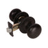 Pamex FTF930 Baron Knob with Round Rose Passage Lockset Grade 3 Matte Black Finish Sparrow Supply
