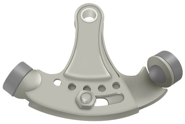Deltana HPA69U15 Hinge Pin Stop; Hinge Mounted; Adjustable; Satin Nickel Finish Sparrow Supply