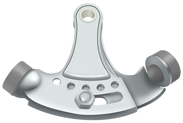 Deltana HPA69U26 Hinge Pin Stop; Hinge Mounted; Adjustable; Bright Chrome Finish Sparrow Supply