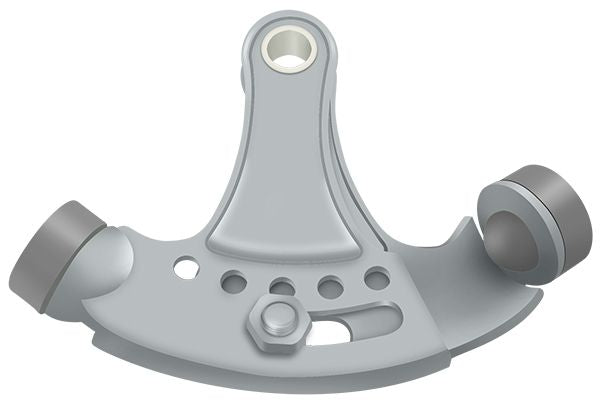 Deltana HPA69U26D Hinge Pin Stop; Hinge Mounted; Adjustable; Satin Chrome Finish Sparrow Supply