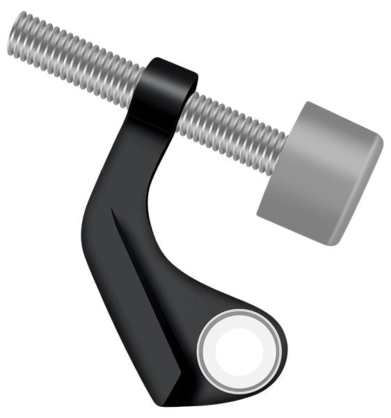 Deltana HPH89U19 Hinge Pin Stop; Hinge Mounted for Brass Hinge; Black Finish Sparrow Supply