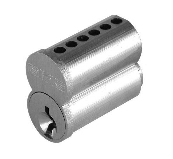 GMS IC7A26D 7 Pin Small Format Interchangeable Core with Best A Keyway Satin Chrome Finish Sparrow Supply