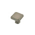 Pride Industrial K92230SN 1" Square Cabinet Knob Satin Nickel Finish Sparrow Supply