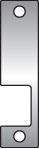 Hes KD630 KD Faceplate for 1006 Strike Satin Stainless Steel Finish Sparrow Supply