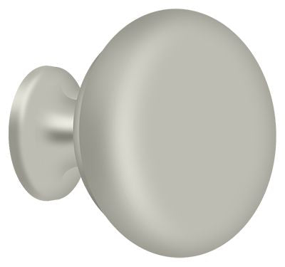 Deltana KR114U15 Knob Round Solid; Satin Nickel Finish Sparrow Supply
