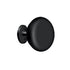 Deltana KR114U19 Knob Round Solid; Black Finish Sparrow Supply