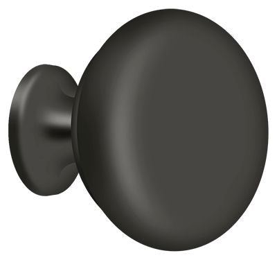 Deltana KRH114U10B Knob Round Hollow; Oil Rubbed Bronze Finish Sparrow Supply