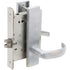Schlage Commercial L901017L626 Passage Latch Mortise Lock with 17 Lever and L Escutcheon Satin Chrome Finish Sparrow Supply
