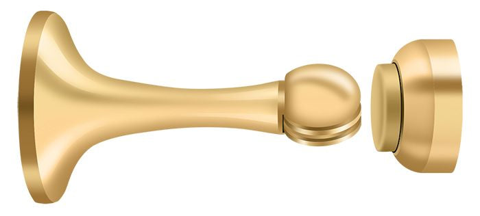 Deltana MDH30CR003 Magnetic Door Holder 3"; Lifetime Brass Finish Sparrow Supply