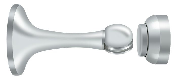 Deltana MDH30U26 Magnetic Door Holder 3"; Bright Chrome Finish Sparrow Supply