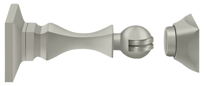 Deltana MDH35U15 Magnetic Door Holder 3-1/2"; Satin Nickel Finish Sparrow Supply