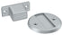 Deltana MDHF25U26D Magnetic Door Holder Flush 2-1/2" Diameter; Satin Chrome Finish Sparrow Supply