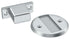 Deltana MDHF25U26 Magnetic Door Holder Flush 2-1/2" Diameter; Bright Chrome Finish Sparrow Supply