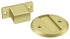 Deltana MDHF25U3 Magnetic Door Holder Flush 2-1/2" Diameter; Bright Brass Finish Sparrow Supply