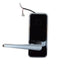 Dormakaba ML002EECBPETCB62R Saffire LX-L Cylindrical RFID Privacy with Thumbturn Lockset; Von Lever; Toggle; Bluetooth (BLE); Electronic (ELO); 2-3/8" Backset; ASA Strike; Right Hand or Left Hand Reverse; Satin Chrome with Black Facia Finish Sparrow Supply