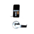 Dormakaba MN002ETCBTCB1100R Saffire Electronic LX-I Interconnect RFID Lockset; 3-Hour Fire Rating; Troy Lever; Bluetooth (BLE); ELO; RH or LHR; 5-1/2" Center to Center; 2-3/4" Square Corner Backset; T Strike; Satin Chrome with Black Facia Finish Sparrow Supply