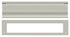 Deltana MS0030U15 Mail Slot; Heavy Duty; Satin Nickel Finish Sparrow Supply