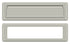 Deltana MS211U15 Mail Slot 13-1/8" with Interior Frame; Satin Nickel Finish