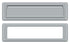 Deltana MS211U26D Mail Slot 13-1/8" with Interior Frame; Satin Chrome Finish Sparrow Supply
