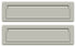 Deltana MS212U15 Mail Slot 13-1/8" with Interior Flap; Satin Nickel Finish Sparrow Supply