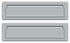 Deltana MS212U26D Mail Slot 13-1/8" with Interior Flap; Satin Chrome Finish Sparrow Supply