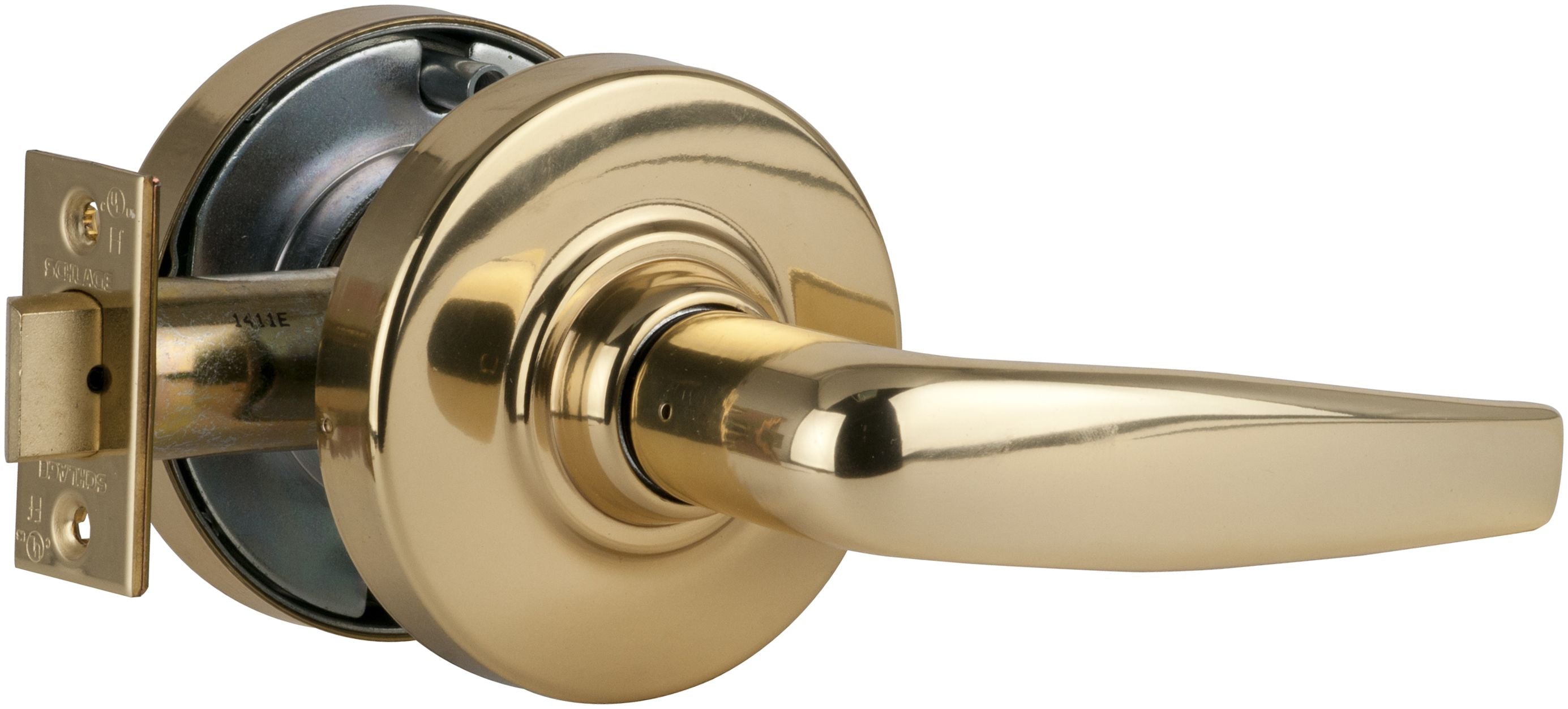 Schlage Commercial ND10ATH605 ND Series Passage Athens with 13-248 Latch 10-025 Strike Bright Brass Finish Sparrow Supply